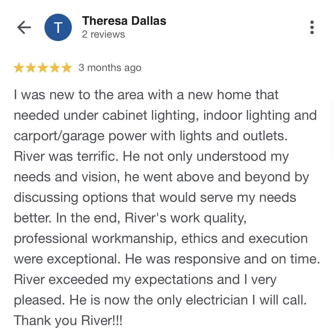Customer Review 1